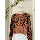 Cárdigan leopardo. Talla: m 2