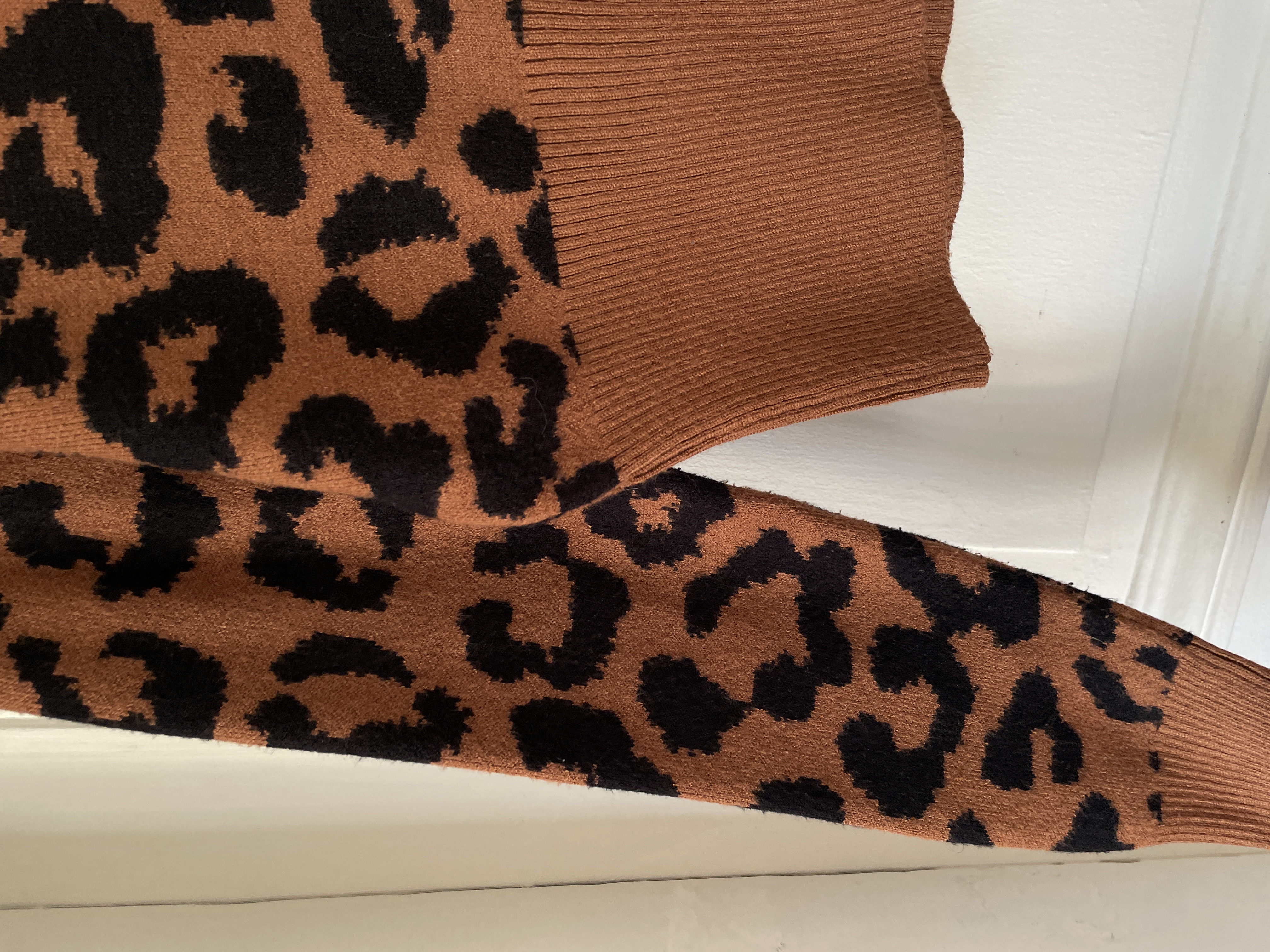 Cárdigan leopardo. Talla: m 3