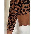 Cárdigan leopardo. Talla: m 3