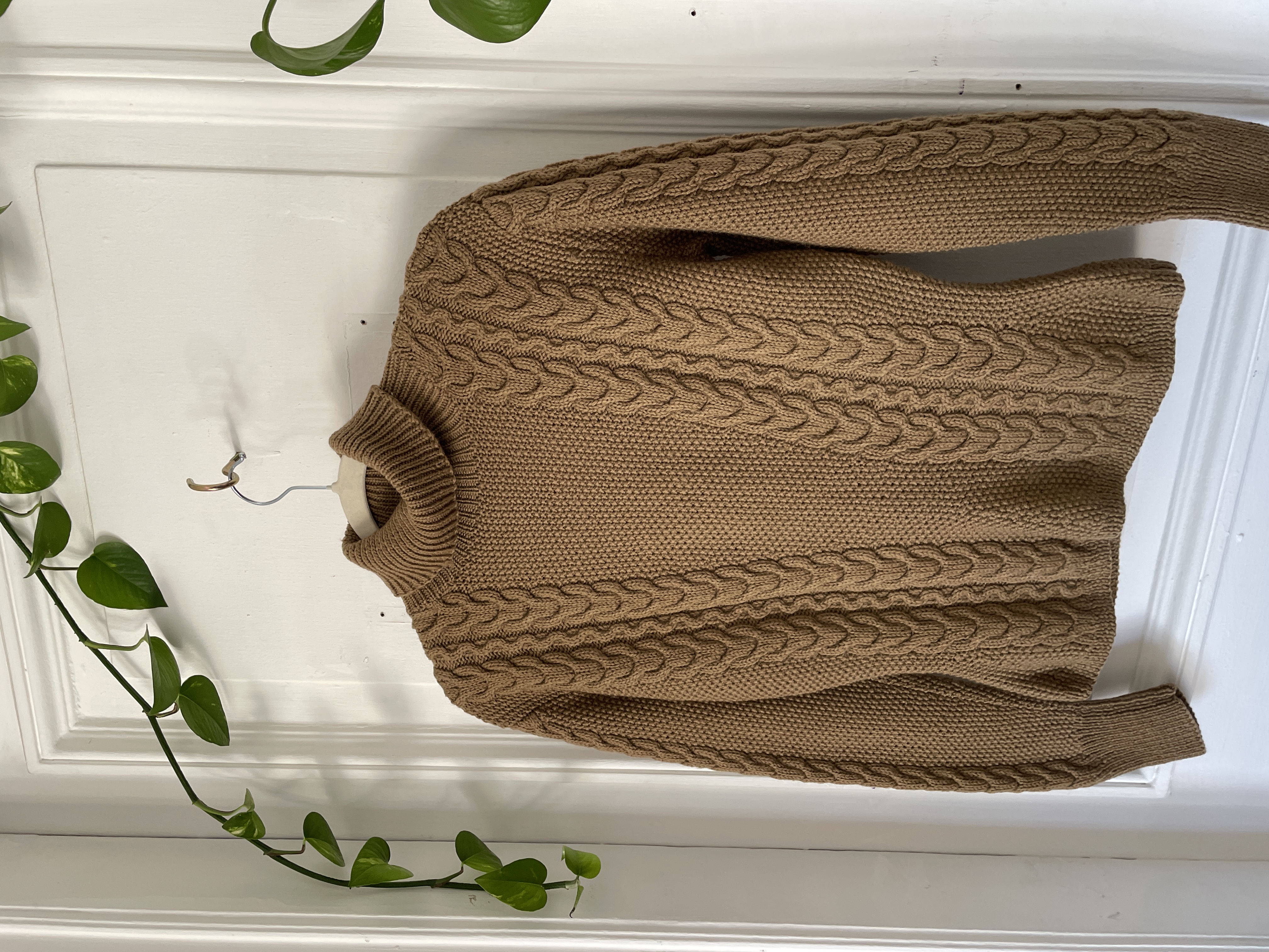 Sweater trenzado (lana) Talla: S 2