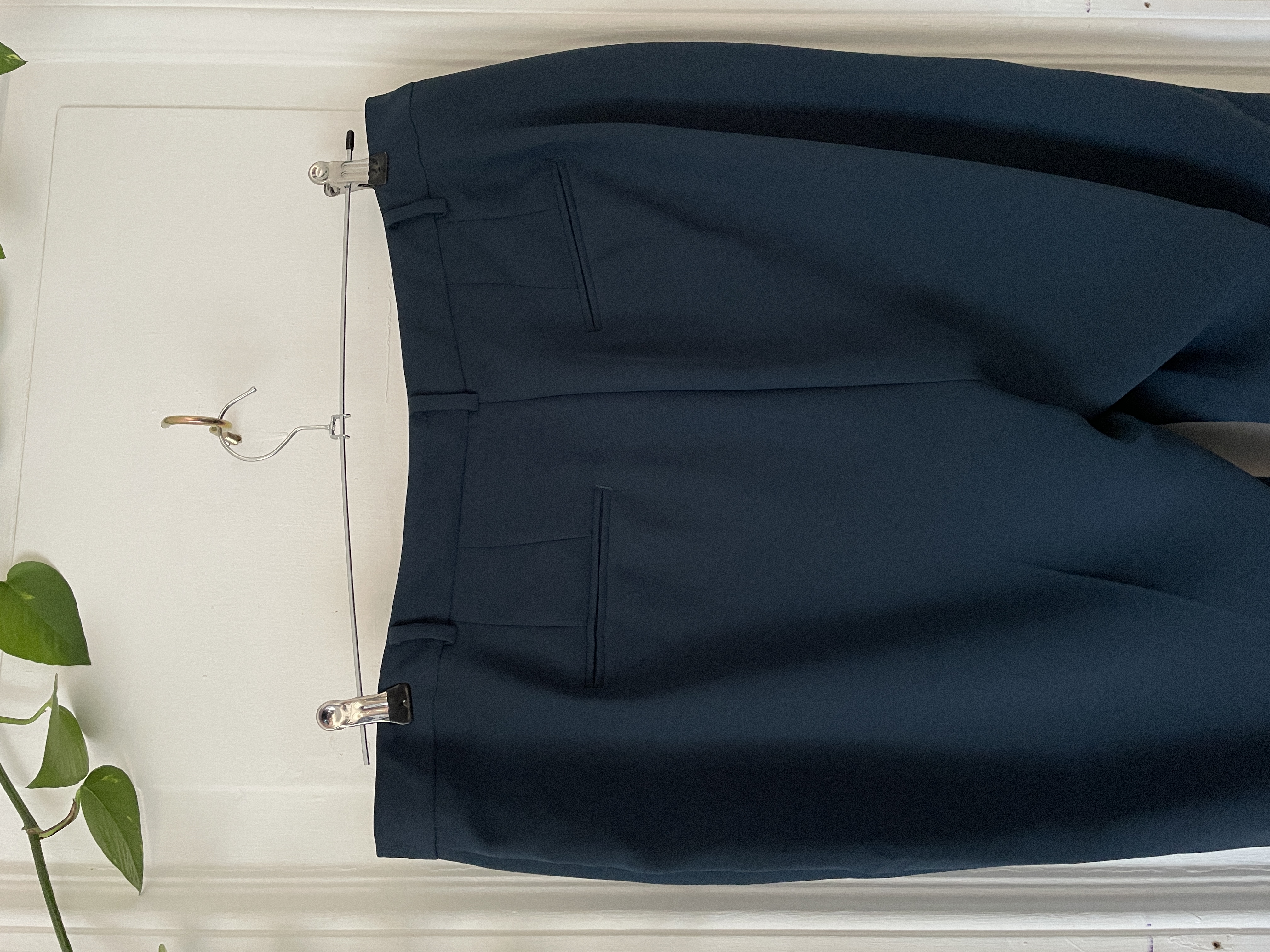 Pantalón petróleo. Talla: 16 (46) 6
