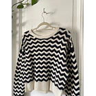 Sweater crevron. Talla: M 2