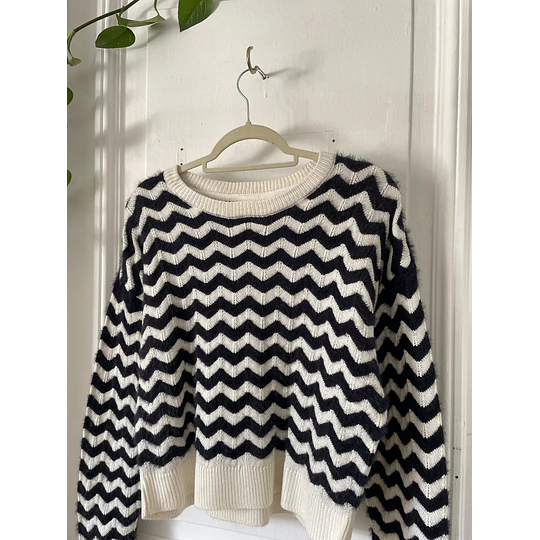 Sweater crevron. Talla: M