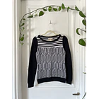 Sweater b/n. Talla: XS 1