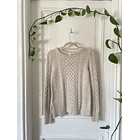 Sweater trenzado (algodón) Talla: M 1