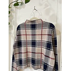 Sweater tartán. Talla: S oversized 2