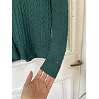 Sweater trenzado verde. Talla: S 3