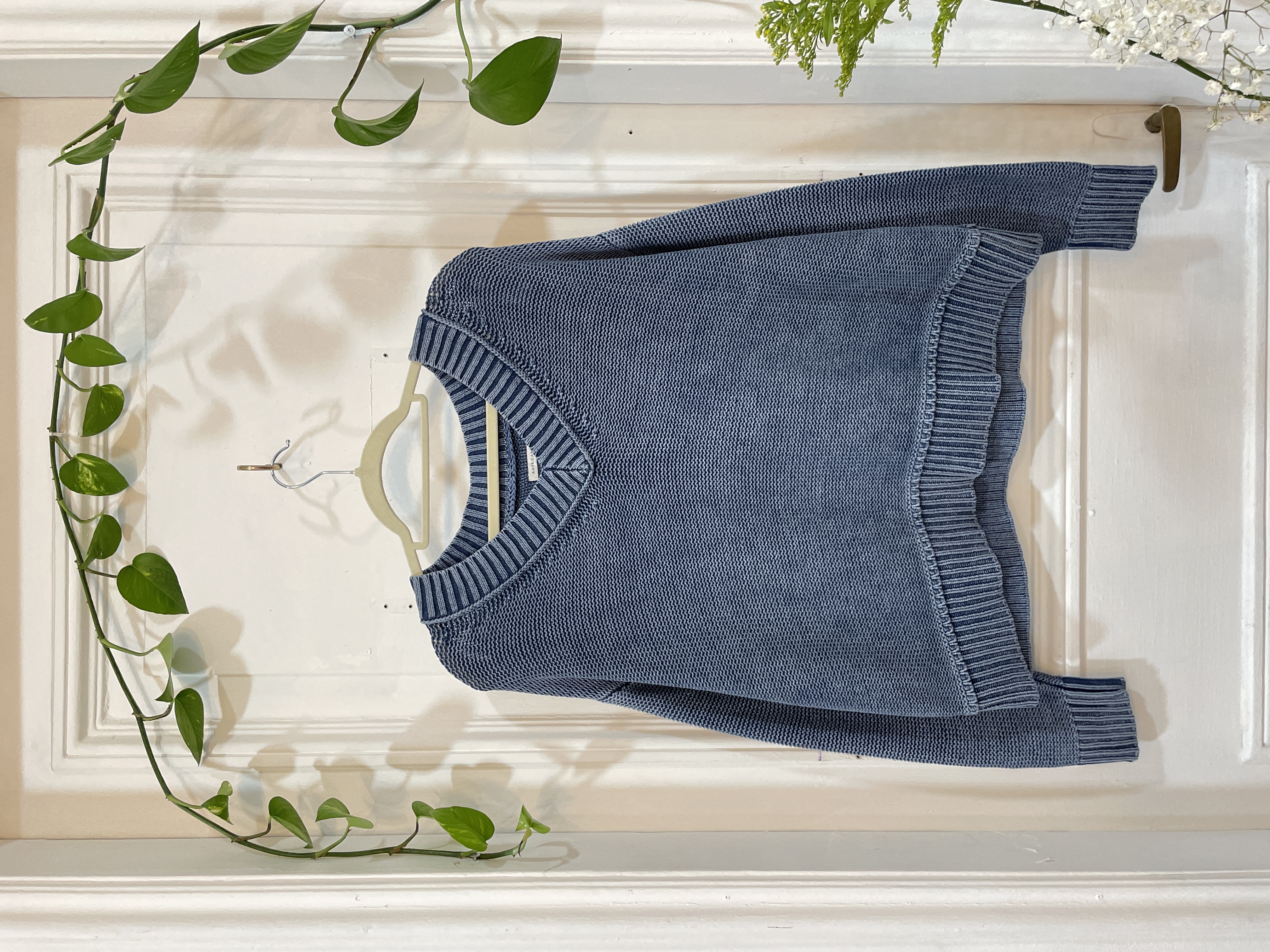 Sweater celeste. Talla: XS oversized 1