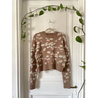 Sweater floral. Talla: M 1