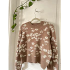 Sweater floral. Talla: M 2