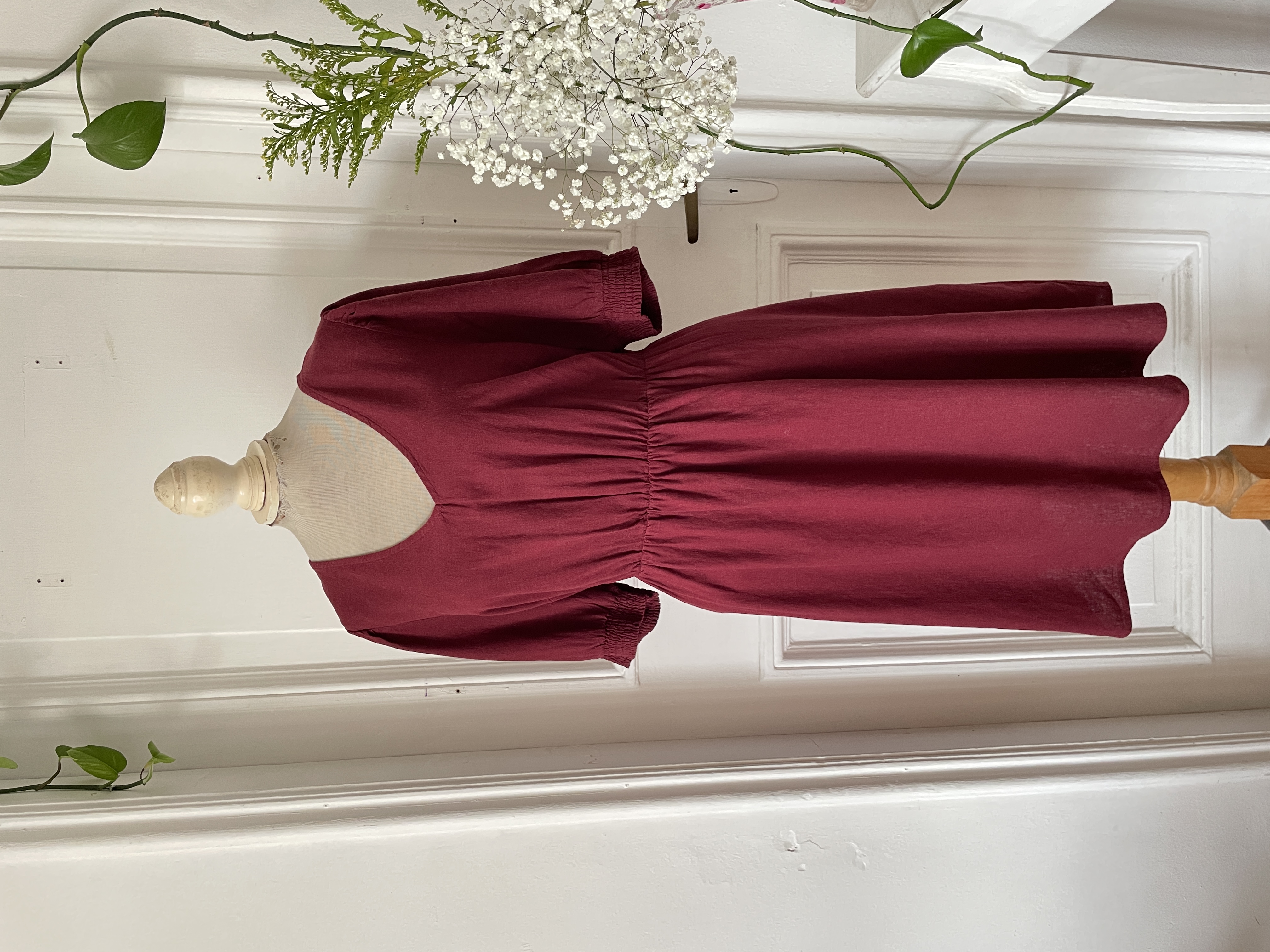 Vestido lino. Talla: XL  1