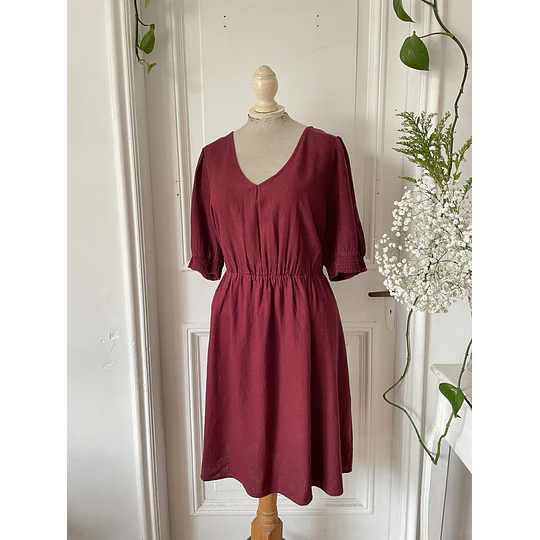 Vestido lino. Talla: XL 