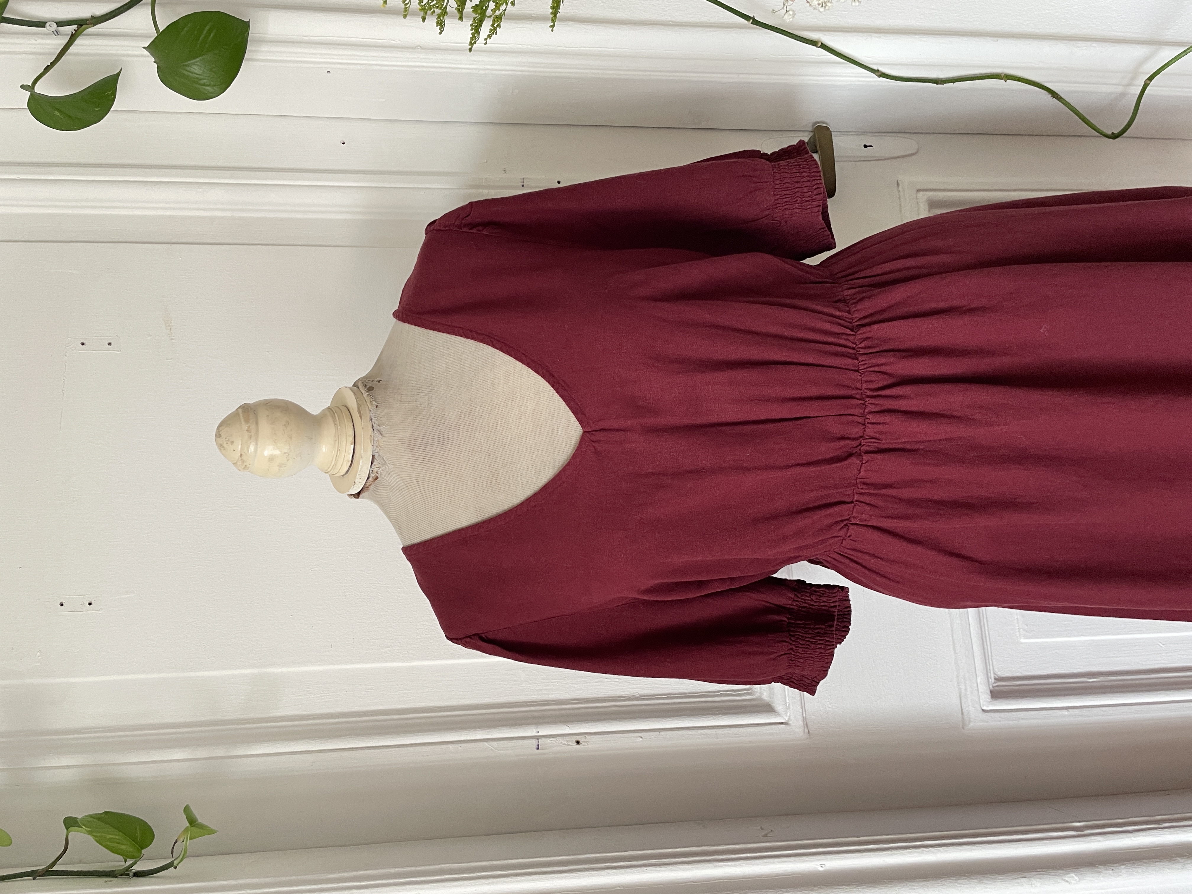 Vestido lino. Talla: XL  2