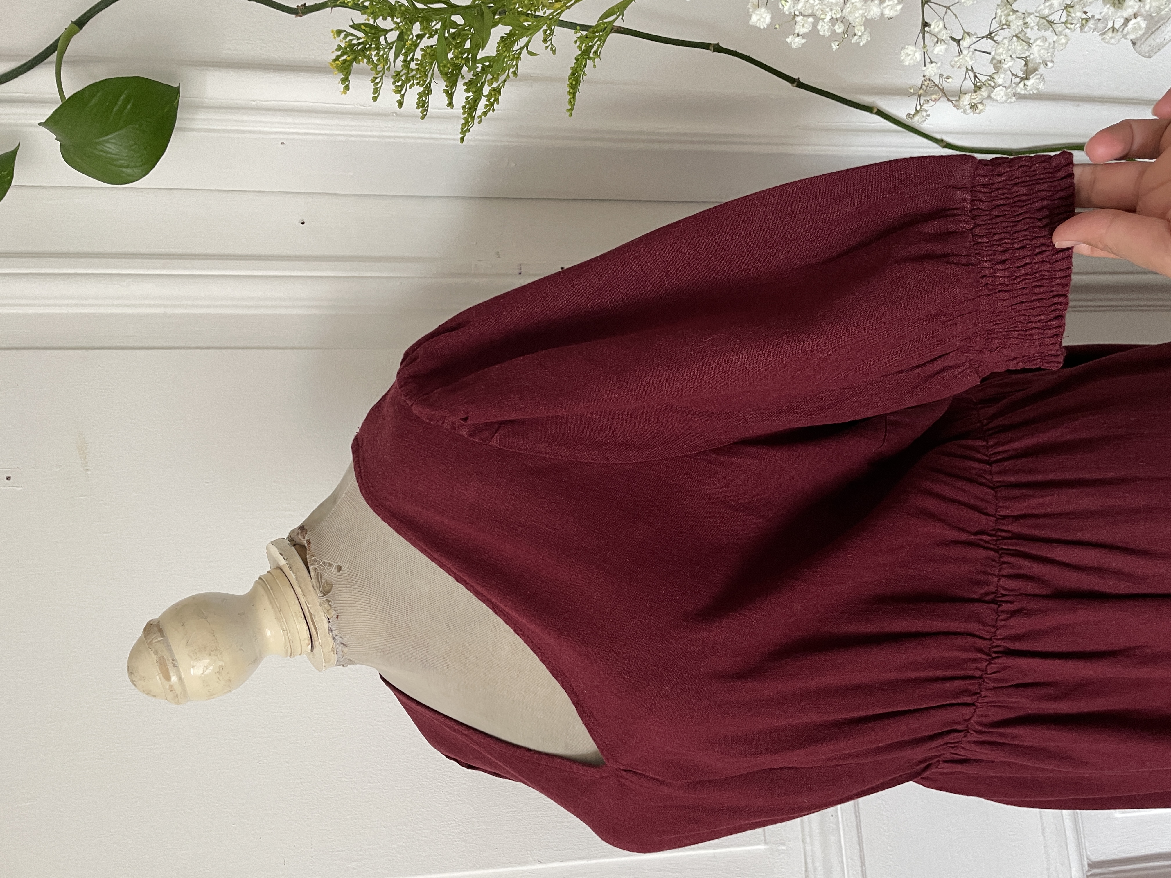 Vestido lino. Talla: XL  4