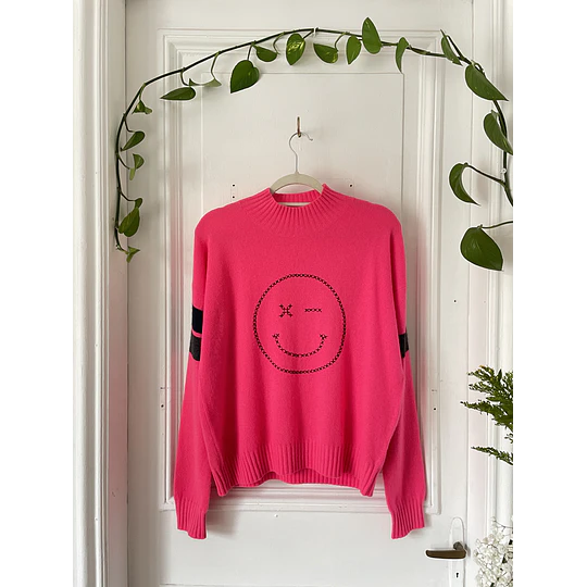 Sweater smile Cachemira. Talla: S oversized