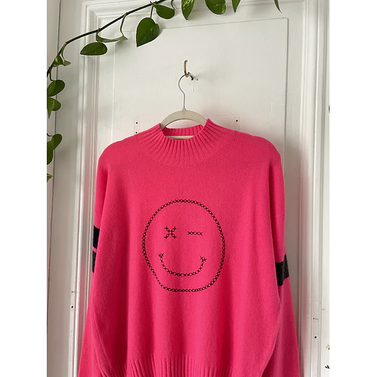 Sweater smile Cachemira. Talla: S oversized