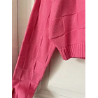 Sweater rosa (algodón) . Talla: XS 3