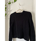 Sweater trenzado. Talla: S 2
