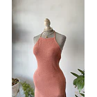 Vestido hilo damasco. Talla: S  2