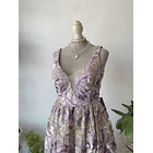 Vestido fiesta bordados. Talla: 6p (M) 2