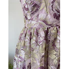 Vestido fiesta bordados. Talla: 6p (M) 3