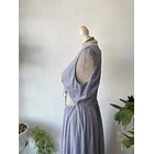 Vestido fiesta violeta. Talla: L  5