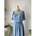Vestido celeste lyocell. Talla: L Grande 2