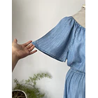 Vestido celeste lyocell. Talla: L Grande 5