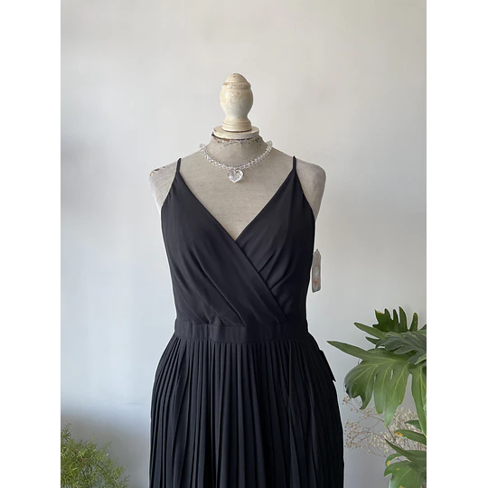 Vestido plisado. Talla: M