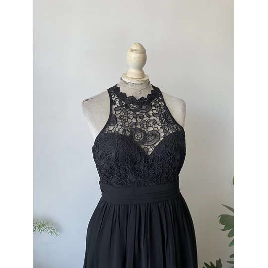 Vestido halter broderie. Talla: M chico (S)