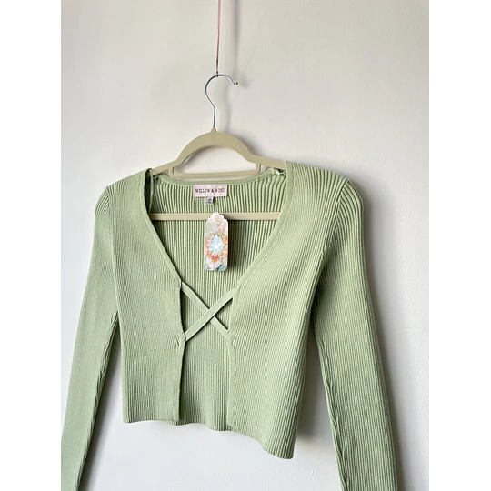 Tapado verde. Talla: xs