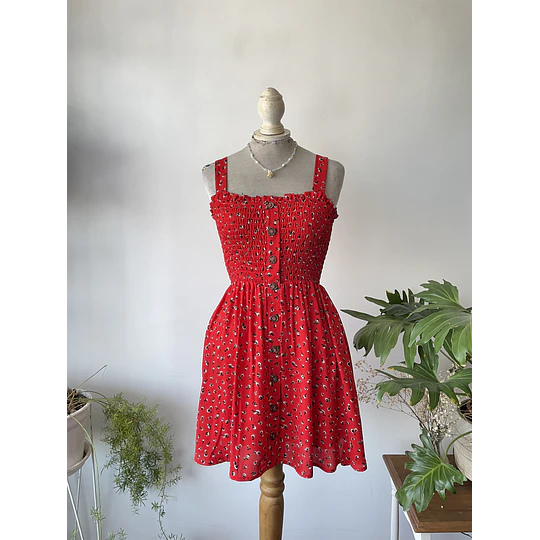 Vestudo rojo panal. Talla: XS