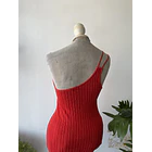 Vestido asimétrico rojo. Tala: M  4