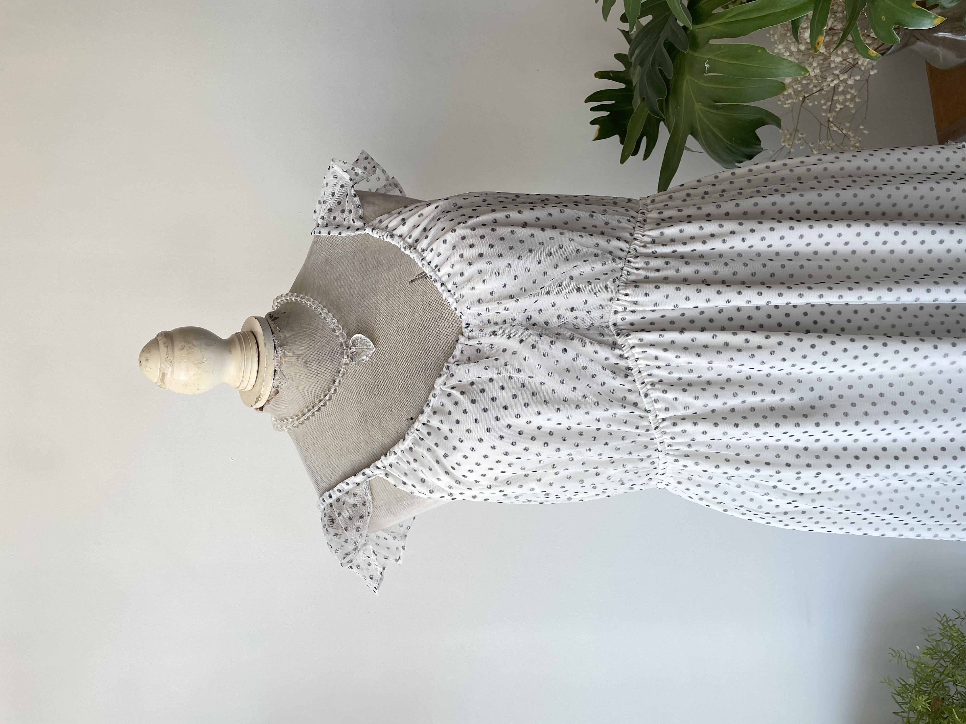 Vestido lunares. Talla: L  2