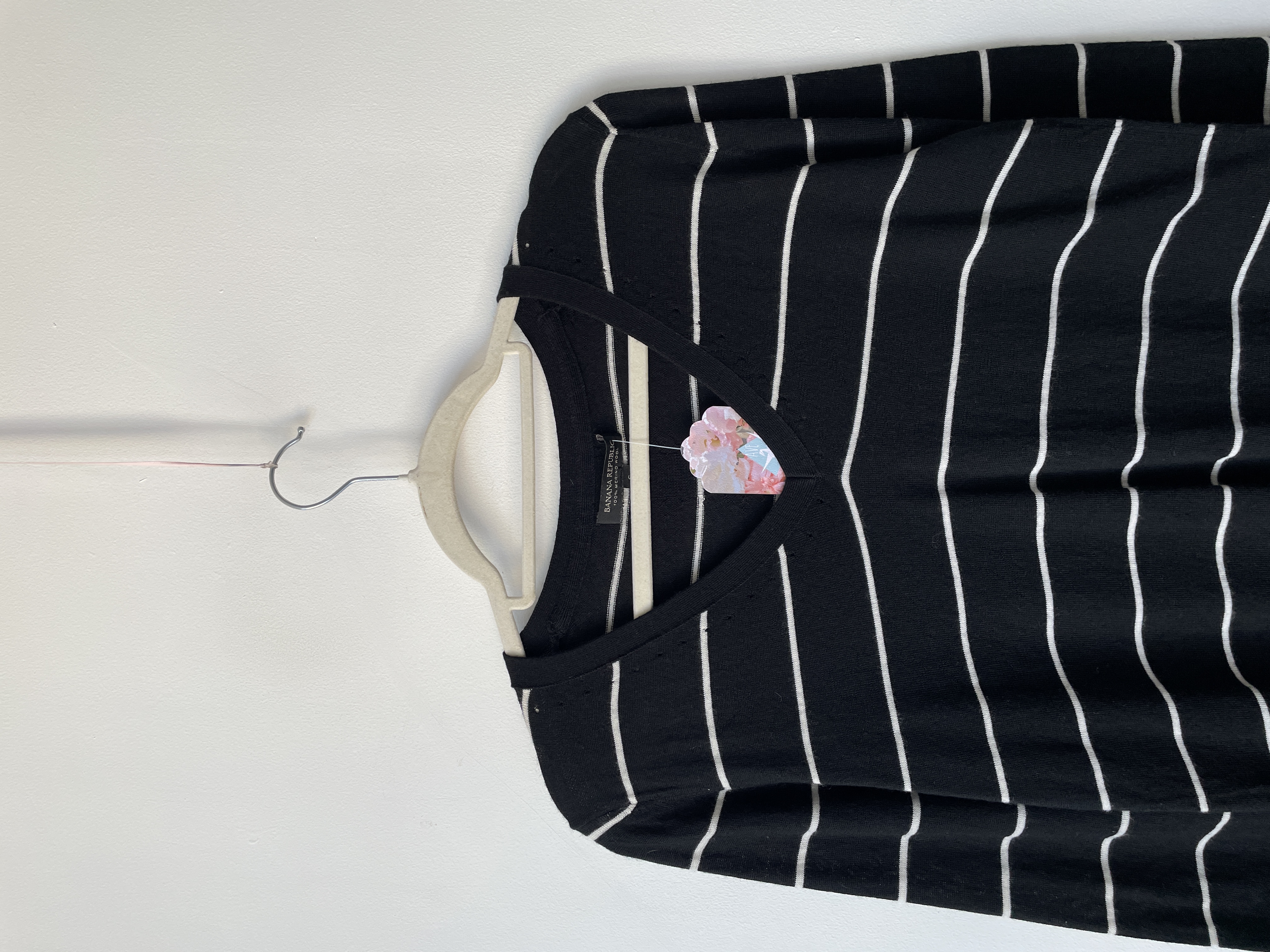 Sweater rayado merino. Talla: S holgado 2