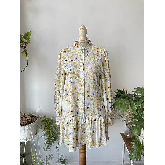 Vestido campanitas. Talla: XS