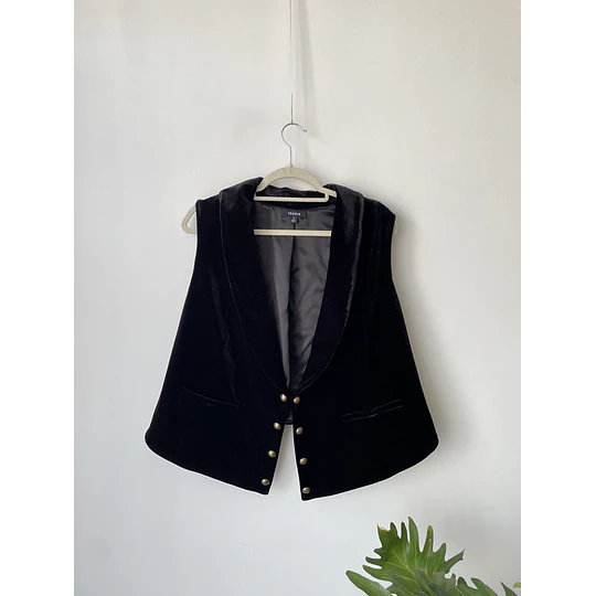Vest terciopelo. Talla: 2 (XL) 
