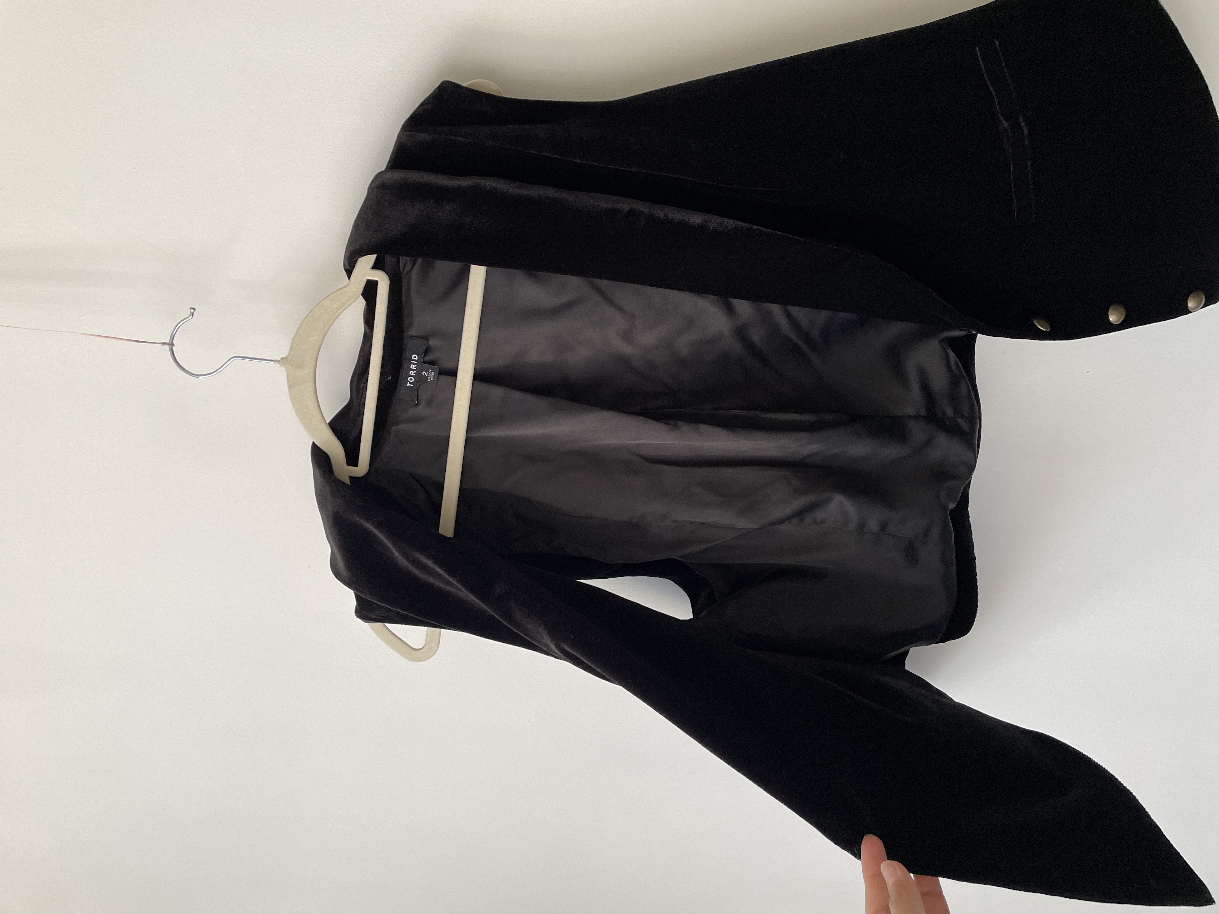 Vest terciopelo. Talla: 2 (XL)  2