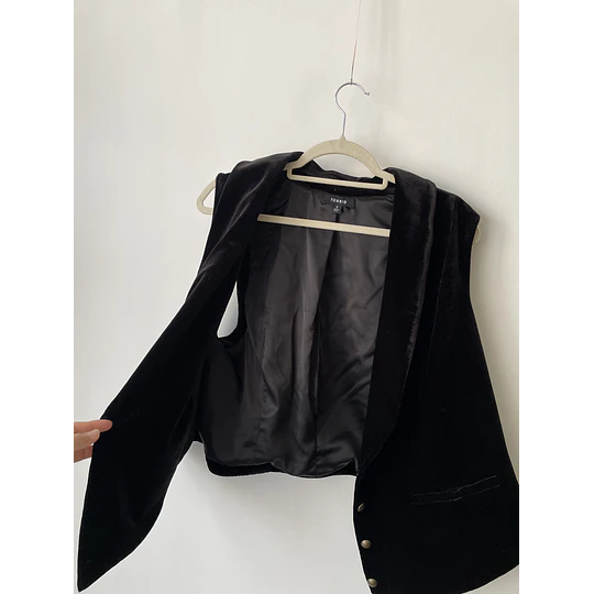 Vest terciopelo. Talla: 2 (XL) 