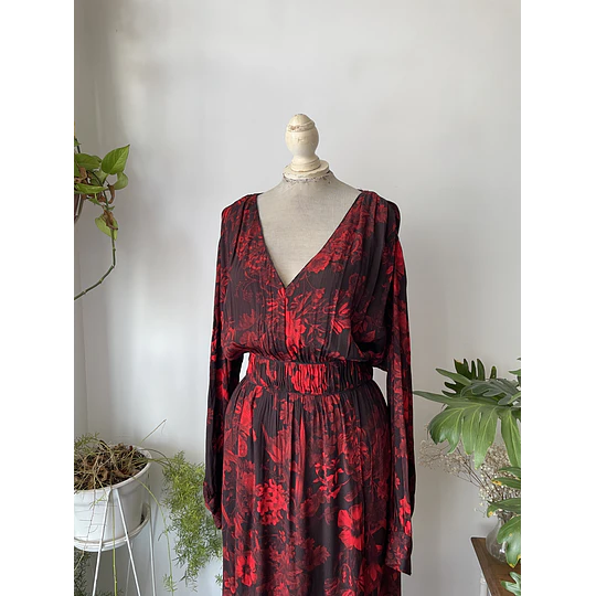 Vestido rose. Talla: 2XL 