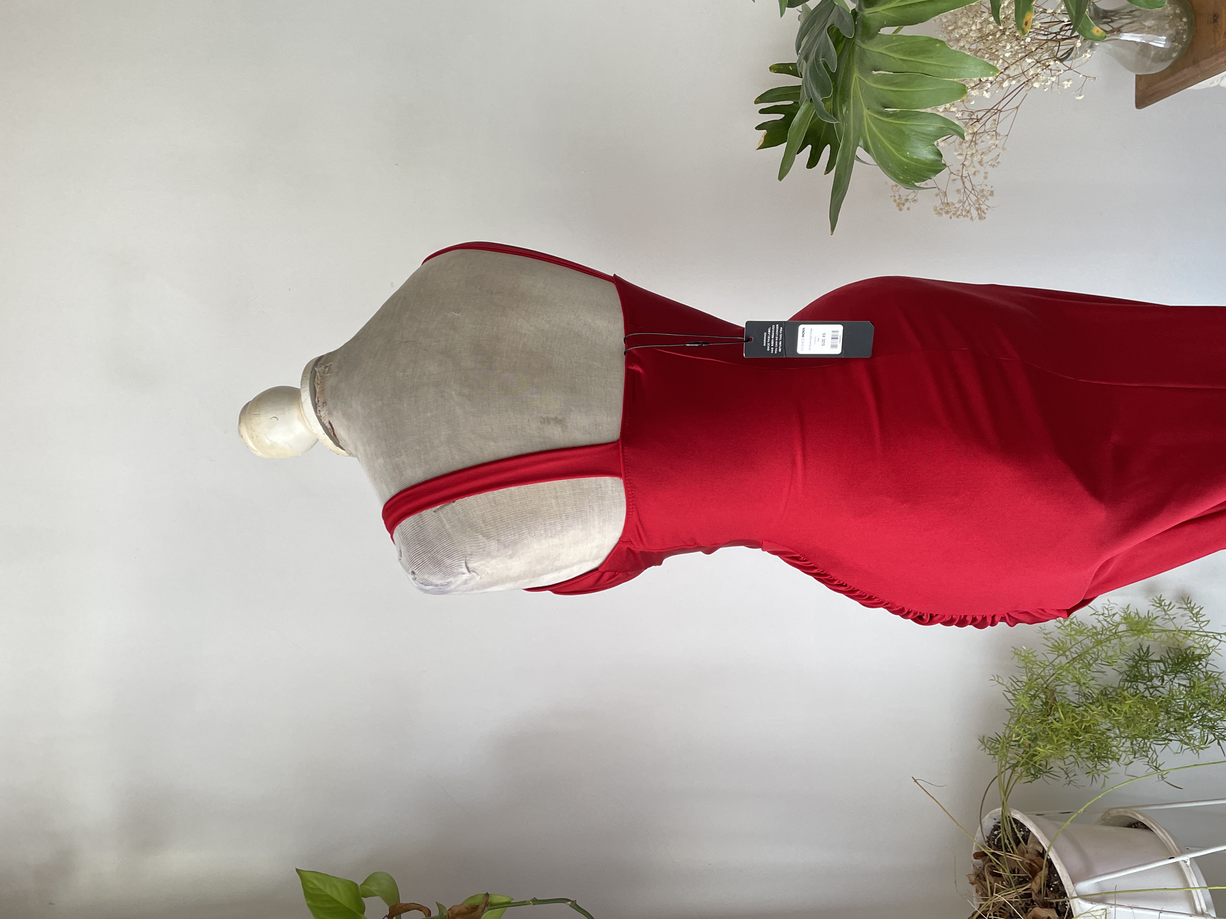 Vestido rojo fiesta. Talla: XS 3