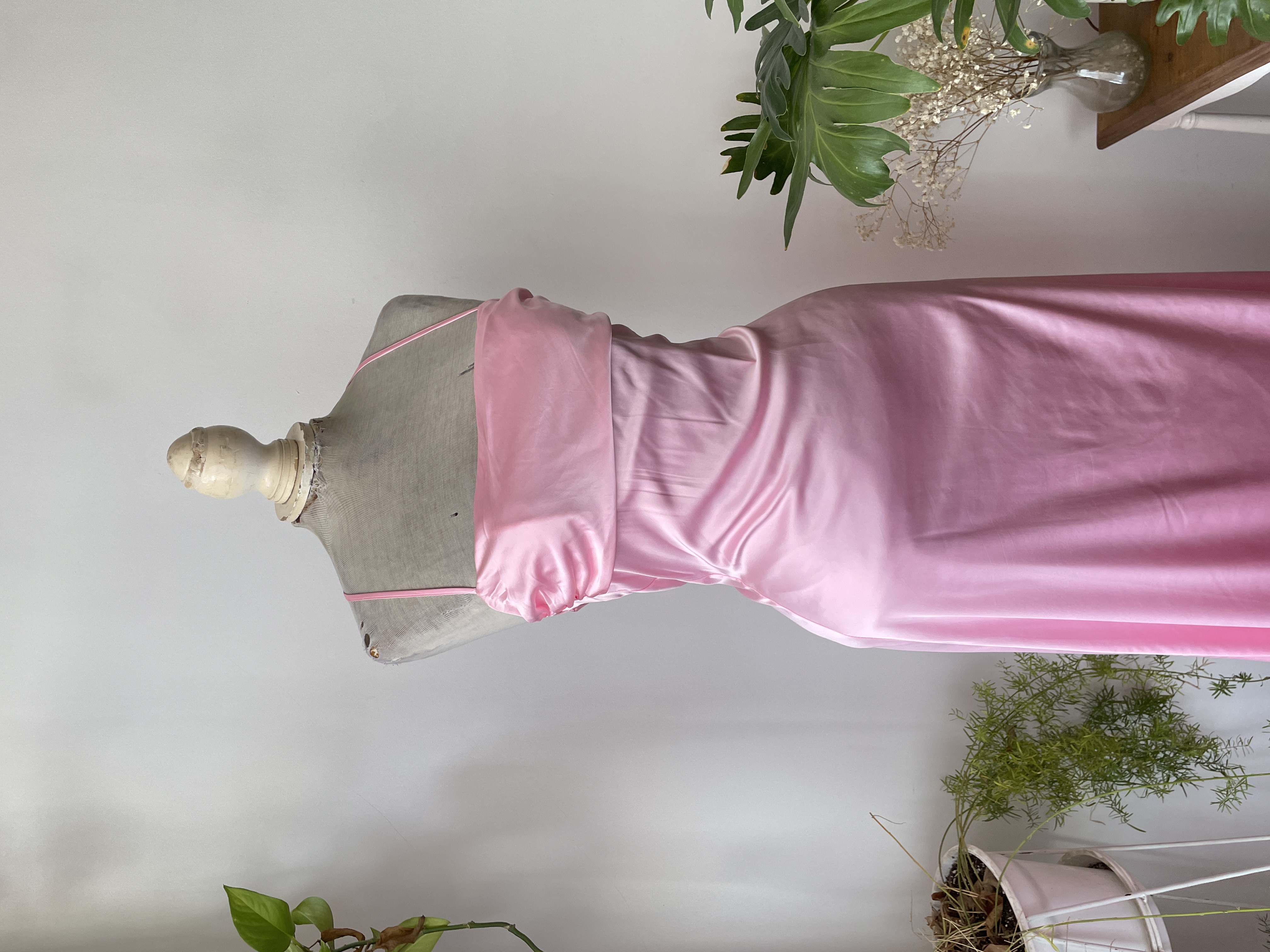 Vestido rosa fiesta. Talla: S 3