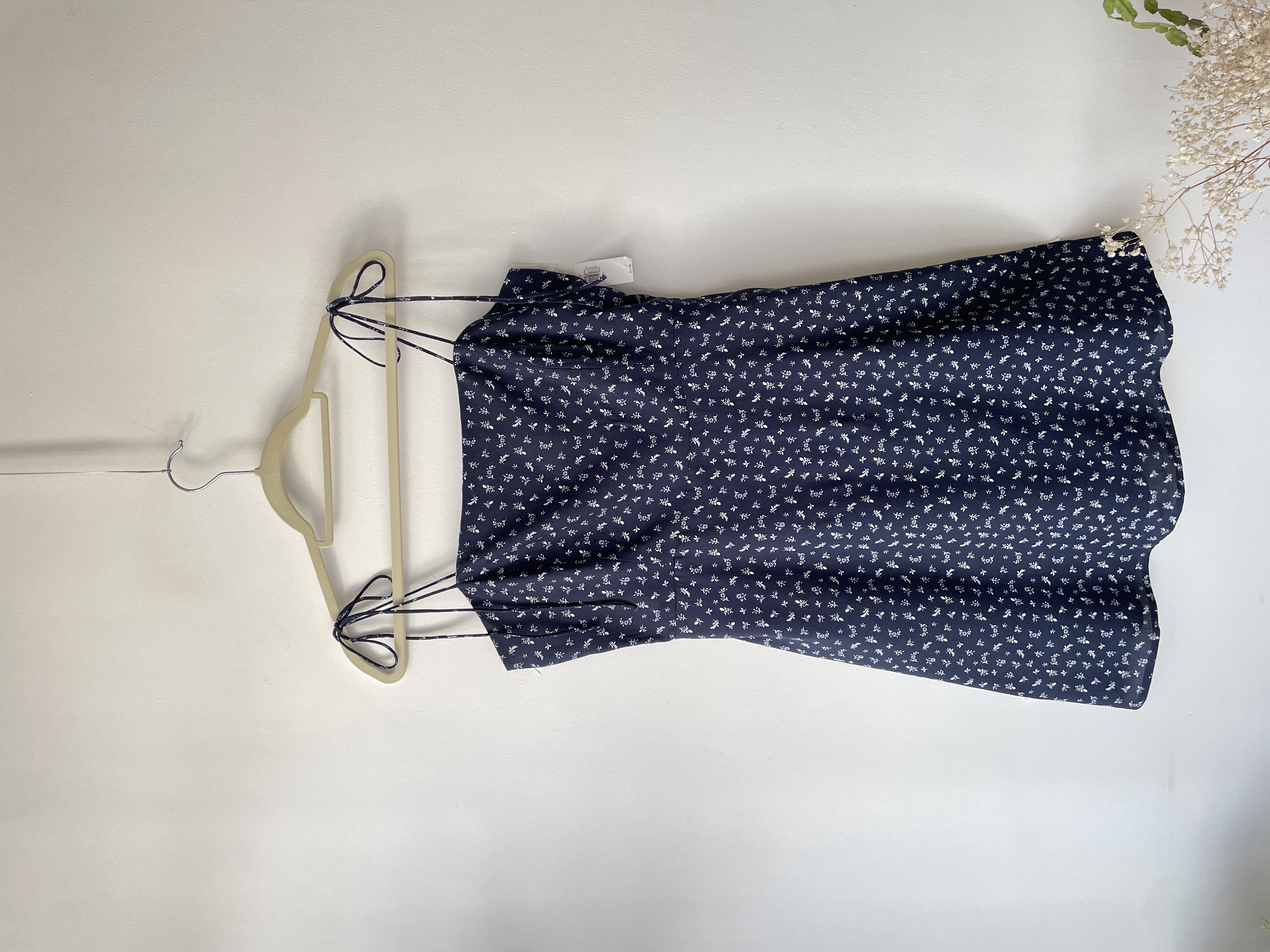 Vestido azul lazos. Talla: L 1