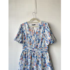 Vestido flores. Talla: L 2