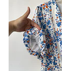 Vestido flores. Talla: L 6