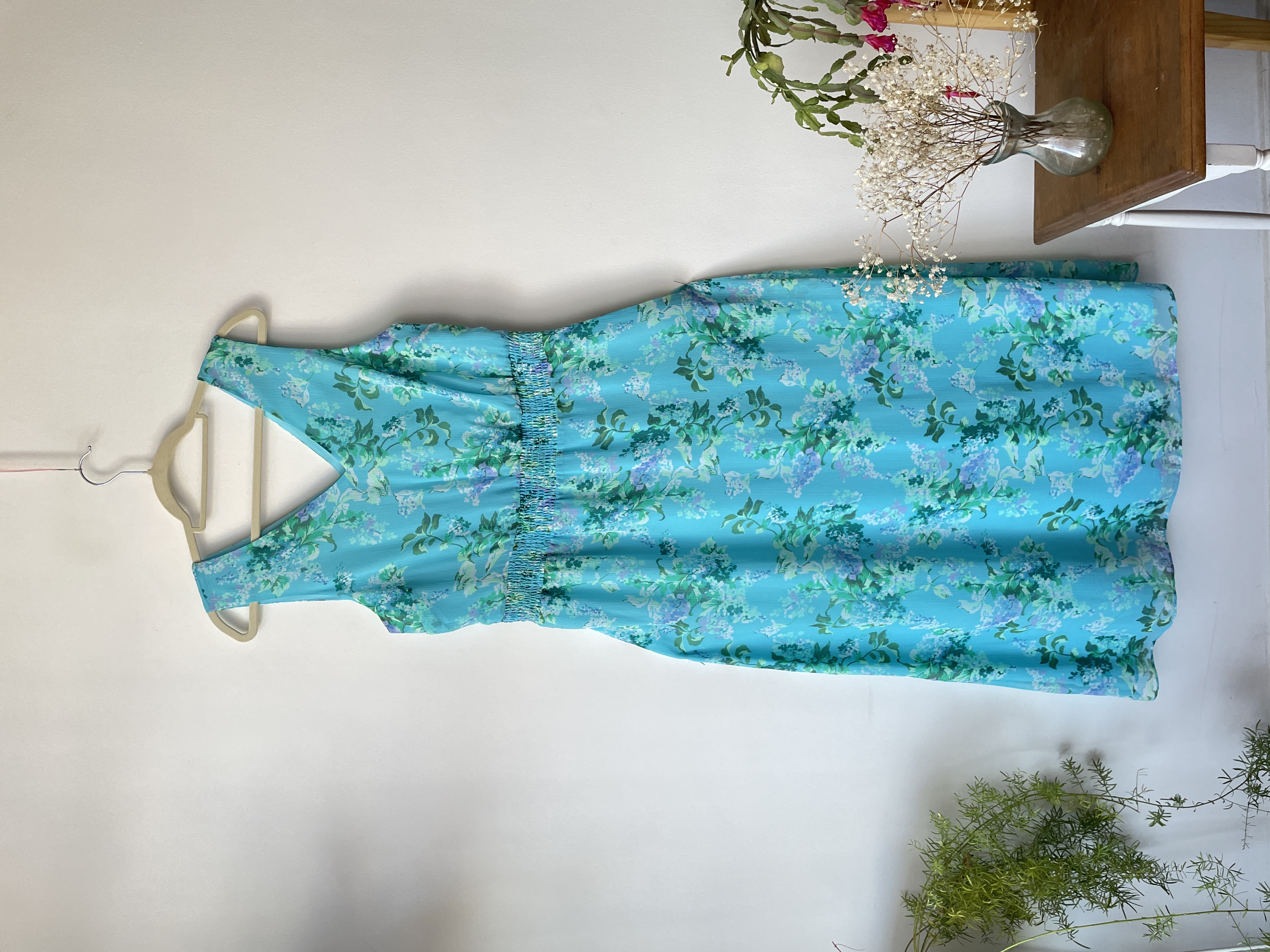 Vestido turquesa. Talla:  12 (M) 1