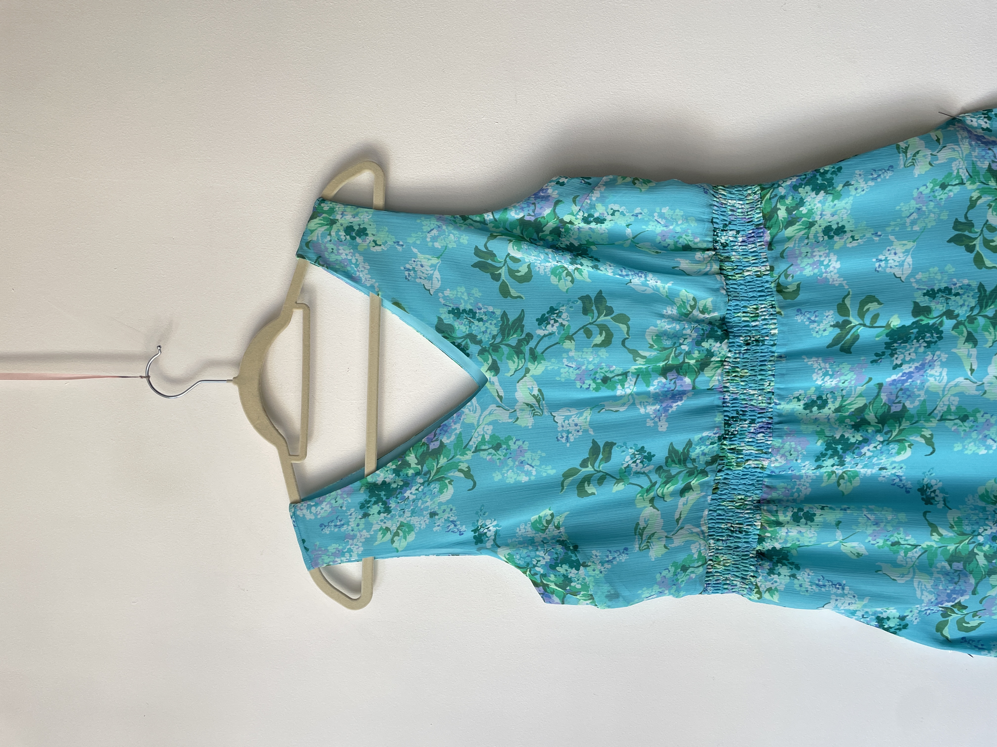 Vestido turquesa. Talla:  12 (M) 2