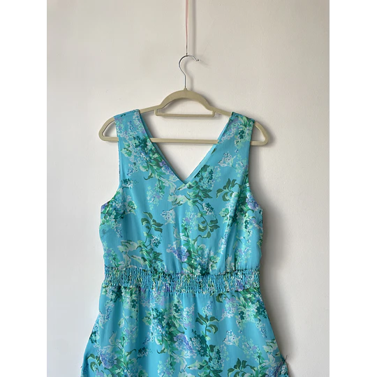 Vestido turquesa. Talla:  12 (M)
