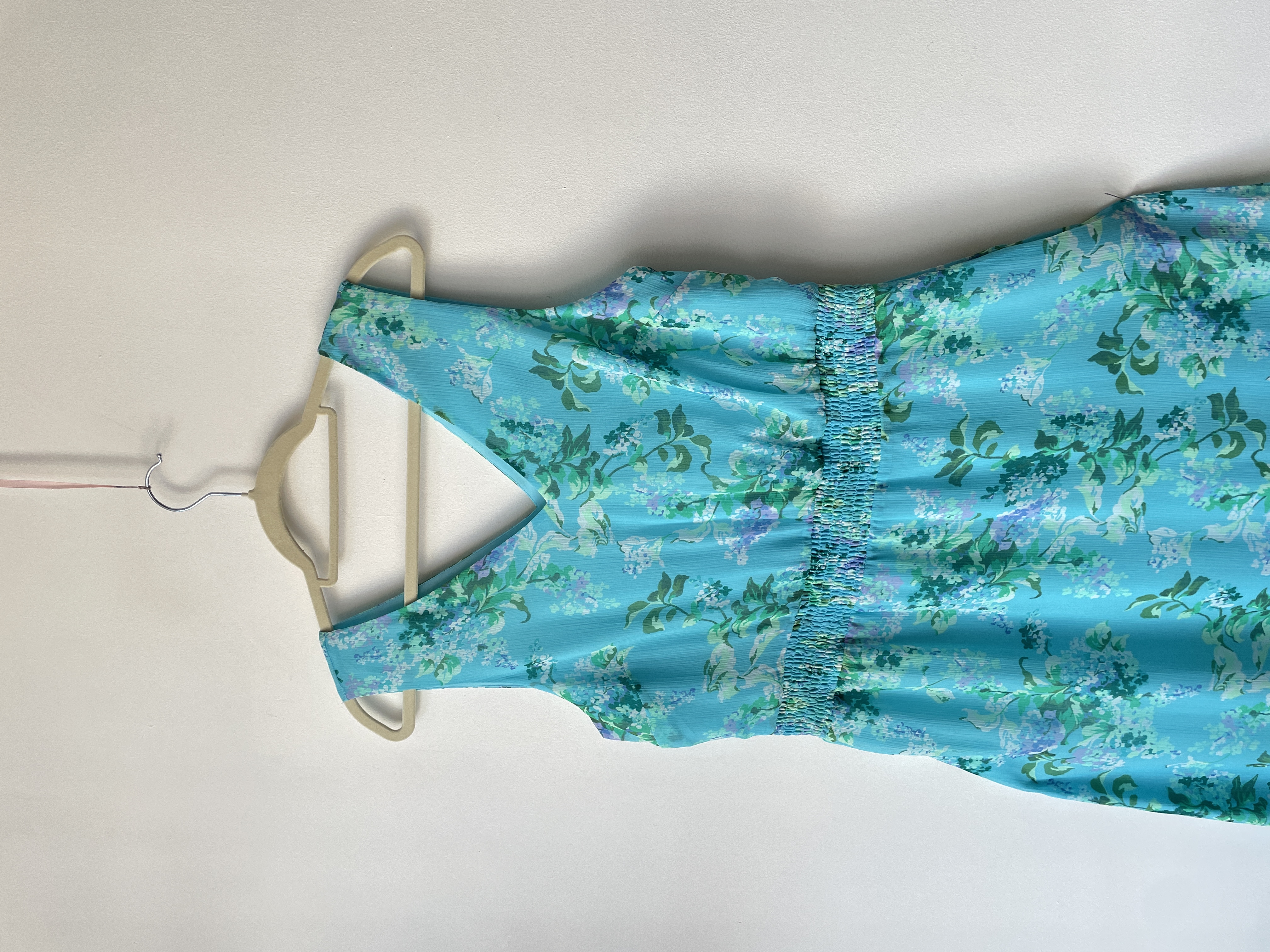 Vestido turquesa. Talla:  12 (M) 4