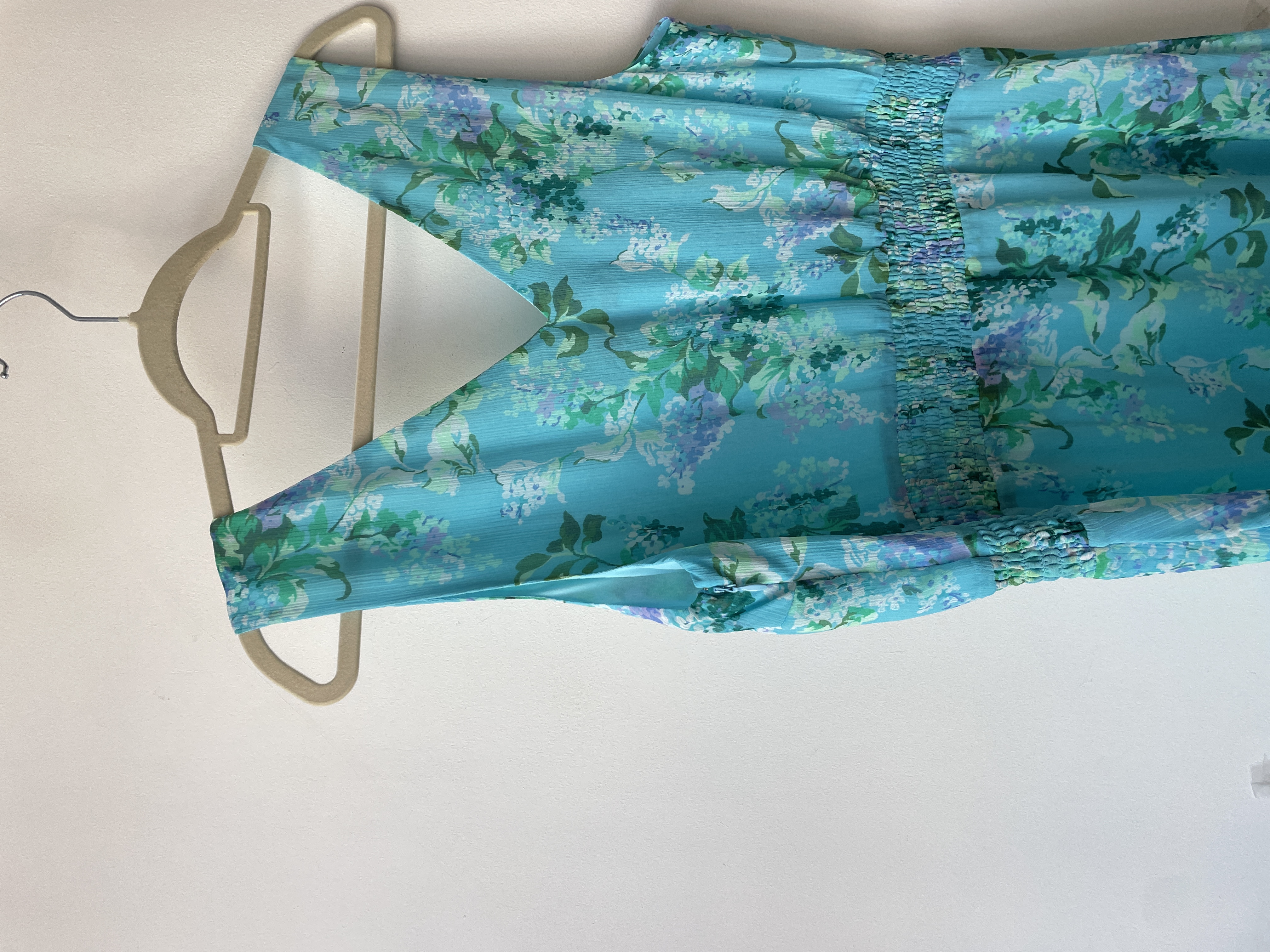 Vestido turquesa. Talla:  12 (M) 5